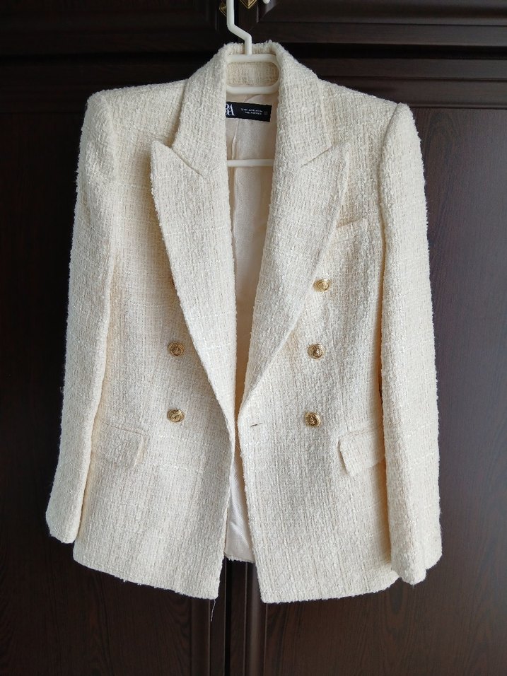 Zara Tüvit Blazer - Görsel 3