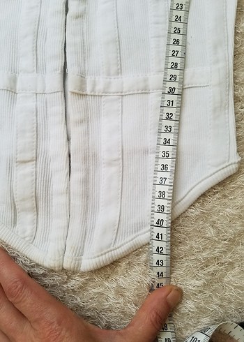 Beyaz Fitted BÜSTİYER Korse - Görsel 5