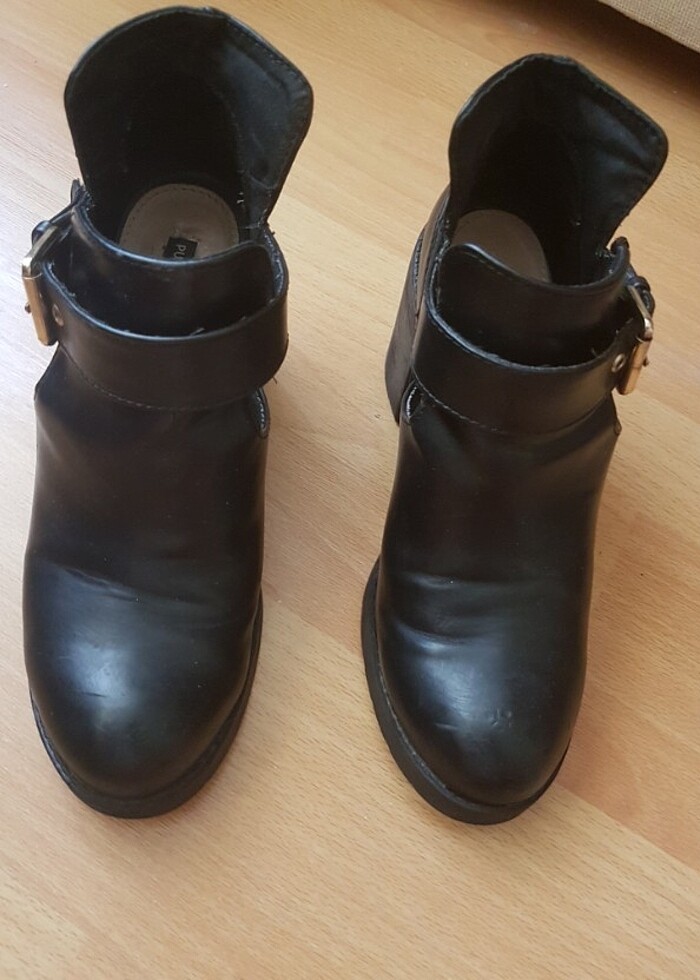 PULL & BEAR SİYAH BOT - Görsel 3