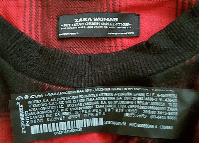 #ZARA EKOSE ELBİSE  - Görsel 3