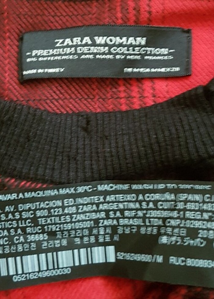 #ZARA EKOSE ELBİSE  - Görsel 3