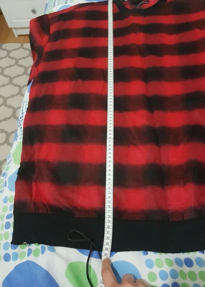 #ZARA EKOSE ELBİSE  - Görsel 5