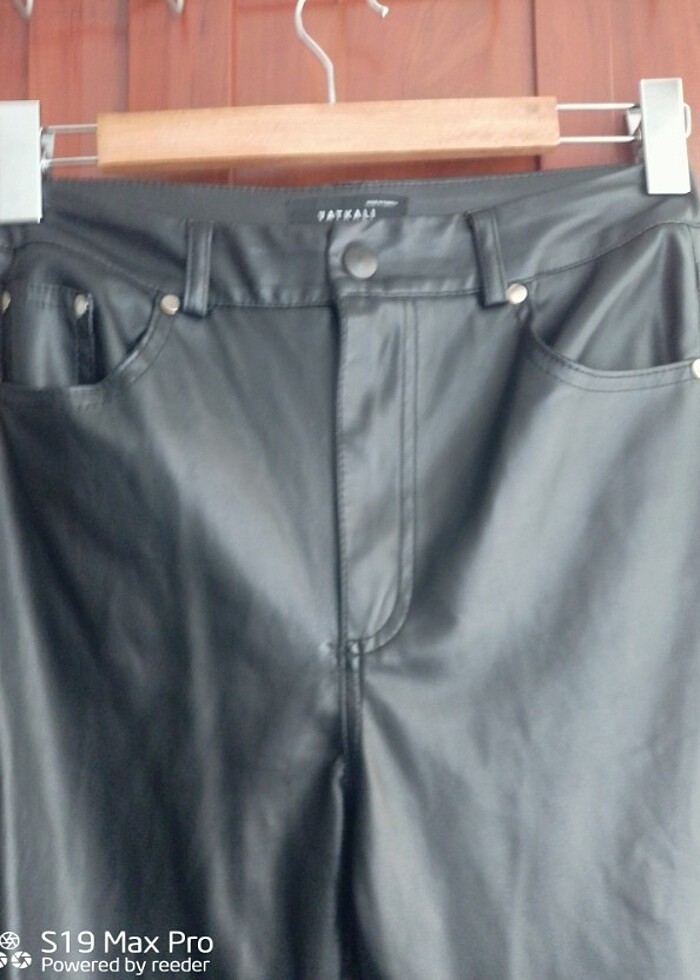 #VATKALI İSPANYOL PAÇA DERİ PANTOLON - Görsel 4