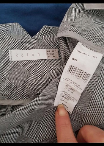 Gri Kemerli Kadın EKOSE Pantolon - Görsel 6