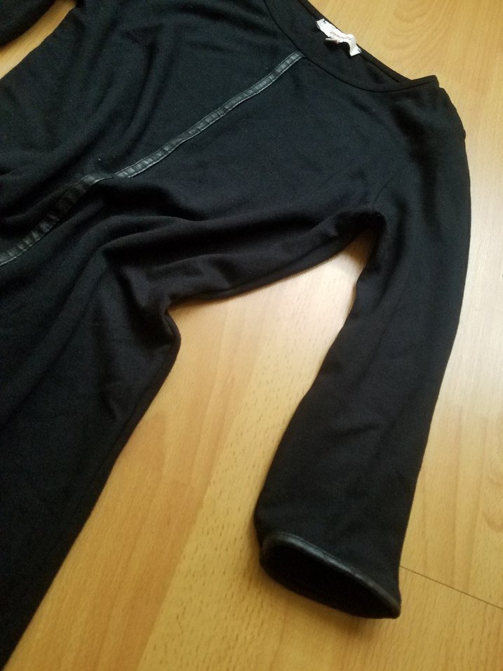 Siyah FAKİR Kollu Dar Kesim Kadın Elbise - Görsel 4