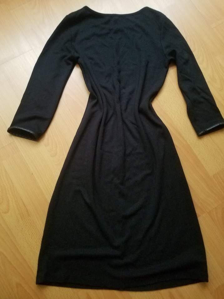 Siyah FAKİR Kollu Dar Kesim Kadın Elbise - Görsel 3