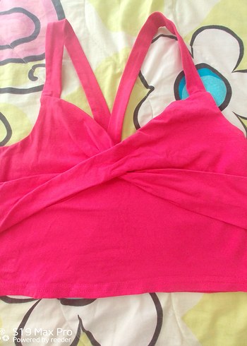 Zara WİLD FLOWER Pembe Atlet Sütyen