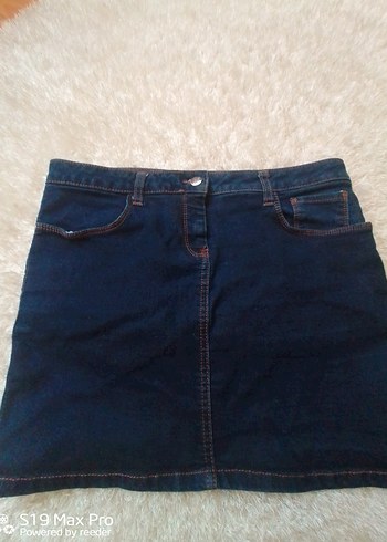 l Beden lacivert Renk Lacivert Denim Mini Etek