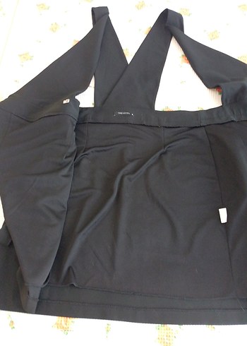 Siyah V Yaka Midi Ofis Elbisesi/ SALOPET ELBİSE - Görsel 8