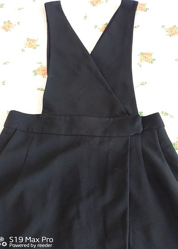 Siyah V Yaka Midi Ofis Elbisesi/ SALOPET ELBİSE - Görsel 7