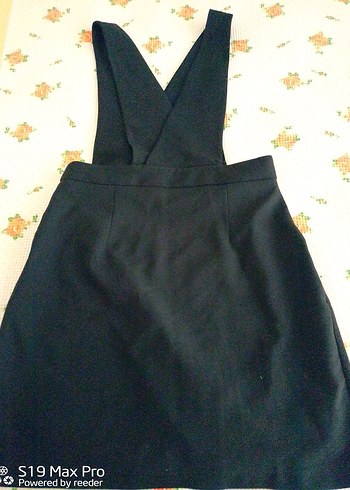 Siyah V Yaka Midi Ofis Elbisesi/ SALOPET ELBİSE - Görsel 12