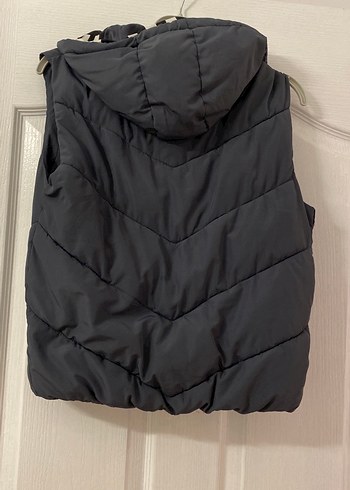 Erkek Çocuk Gri Fermuarlı Yelek - Görsel 3