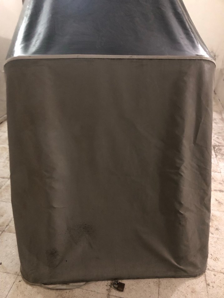 Gri ve Siyah Su Geçirmez Çadır Örtüsü - Görsel 2