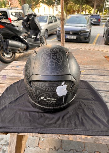 LS2 CRYPT MAT SİYAH KASK - Görsel 4