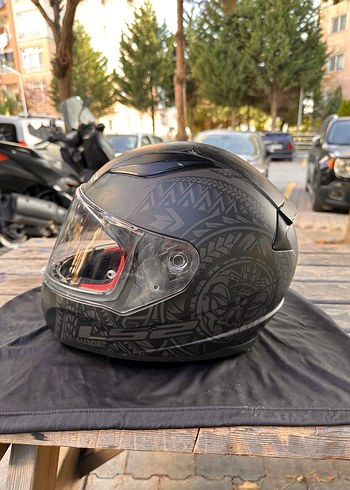 LS2 CRYPT MAT SİYAH KASK - Görsel 3