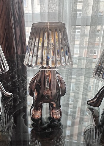 Bej Renkli Modern Figürlü Masa Lambası - Görsel 10