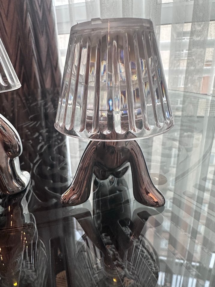 Bej Renkli Modern Figürlü Masa Lambası - Görsel 2