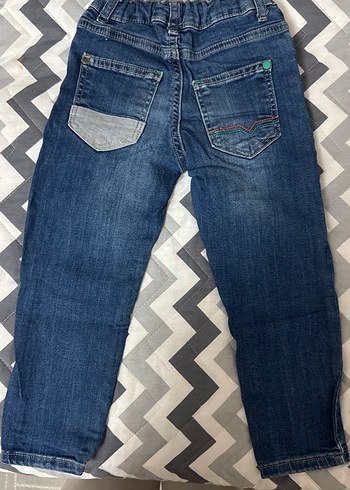 Erkek Çocuk Mavi Kot Pantolon - Görsel 2