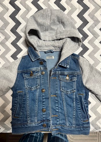 Erkek ÇocukDenim Kapüşonlu Ceket - Görsel 4