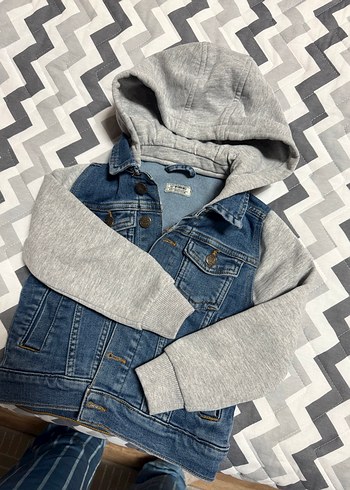 Erkek ÇocukDenim Kapüşonlu Ceket - Görsel 7