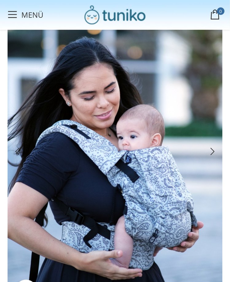 Neko Switch Bebek Kanguru (0-36 ay) - Efes Paisley Hazel Light - Görsel 2