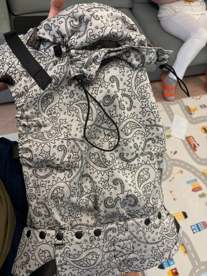 Neko Switch Bebek Kanguru (0-36 ay) - Efes Paisley Hazel Light - Görsel 4