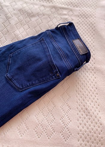 27 Beden lacivert Renk MAVİ Kadın Lacivert Dar Kesim Denim Pantolon