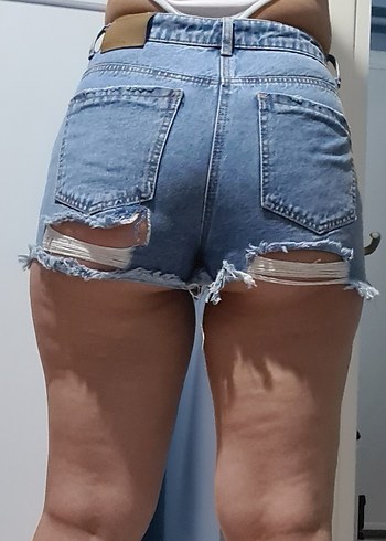 s Beden Mini Mavi Denim Şort