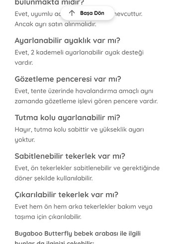 Sıfır Bugaboo butterfly bebek arabası - Görsel 12