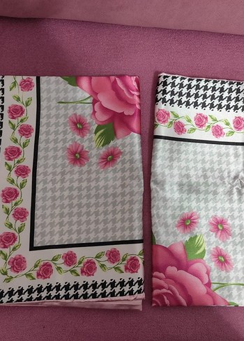 Pembe Güllü saten çift kişilik pike yatak örtüsü - Görsel 9