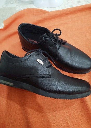 Siyah Erkek çocuk Klasik Bağcıklı Ayakkabı - Görsel 3