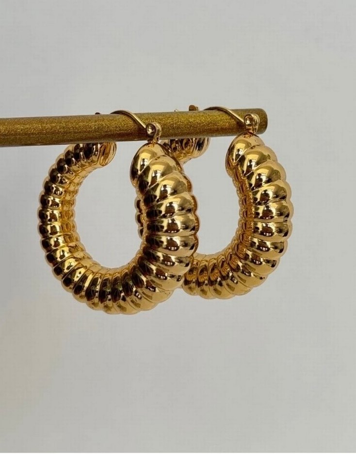 Çelik spiral burgu küpe - Görsel 2