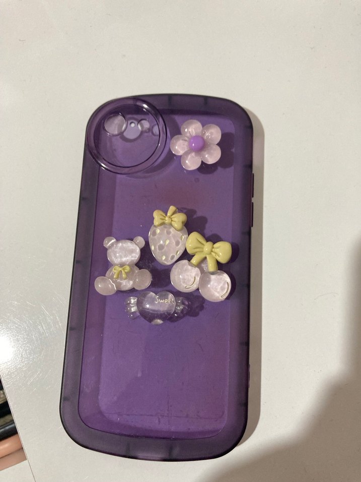 Düğmeli Mor Bohem Telefon Kılıfı
İPhone 7-8-Se kılıf - Görsel 2