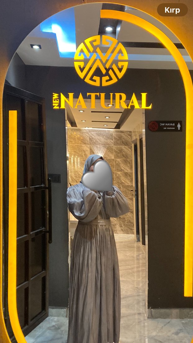 Gri Saten Uzun Kadın Abiye Elbise - Görsel 2