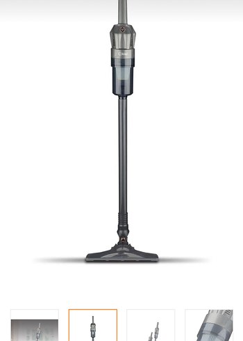 Gri Dikey Elektrikli Süpürge - Görsel 2