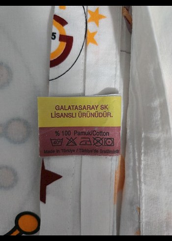 Bebek için baskılı nevresim takımı.Galatasaray lisanslı ürünüdür - Görsel 2