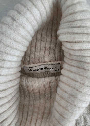 Bohem Gri Kadın Örgü Boğazlı Süveter - Görsel 3