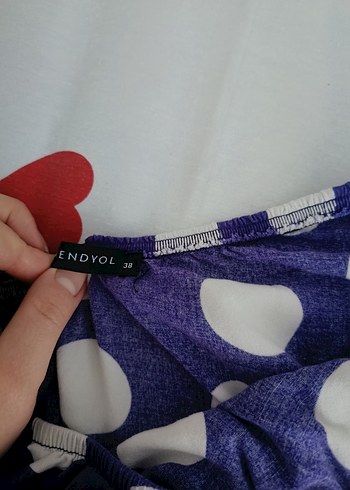 Mor Puantiyeli Şortlu Takım - Görsel 5