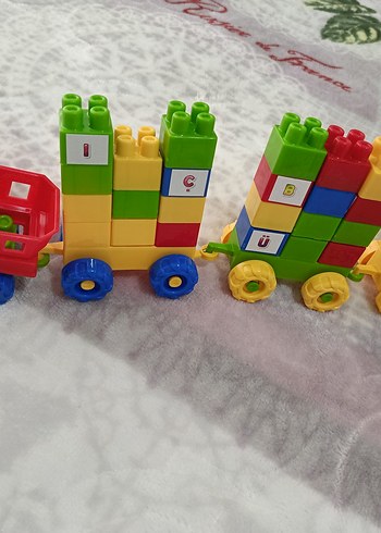 Renkli Bloklu Tren Seti 3+ Yaş - Görsel 2