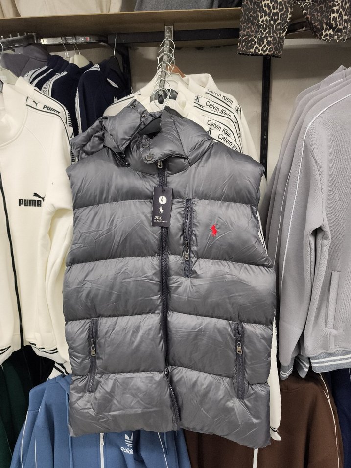 POLO KAPŞONLU ERKEK YELEK - Görsel 2