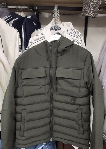 Fermuarlı Gri Street Wear Erkek Mont - Görsel 2