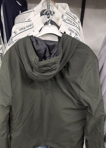 Fermuarlı Gri Street Wear Erkek Mont - Görsel 8