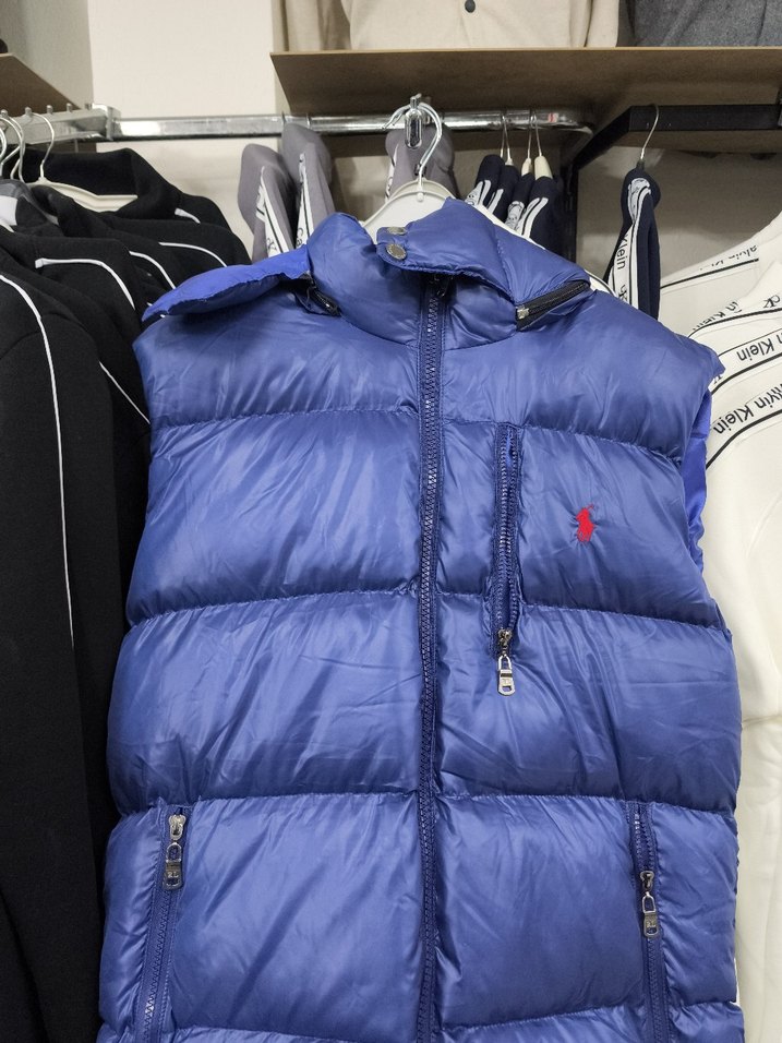 Erkek Lacivert Kısa Fermuarlı Yelek - Görsel 5