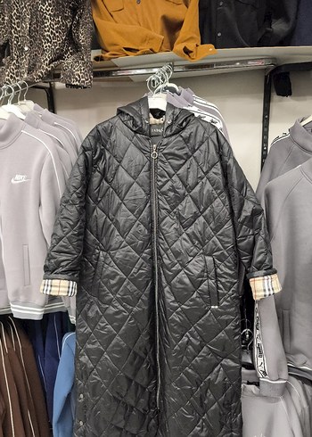 uzun Kadın Mont Fermuarlı - Görsel 2