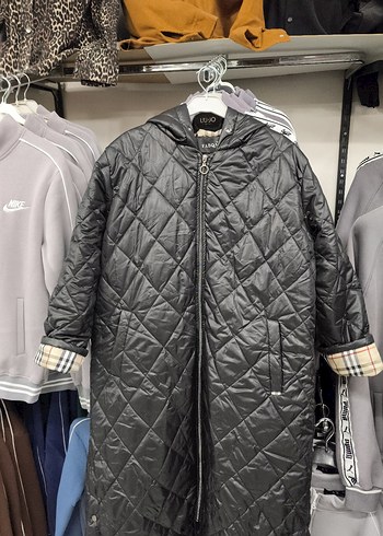 uzun Kadın Mont Fermuarlı - Görsel 8