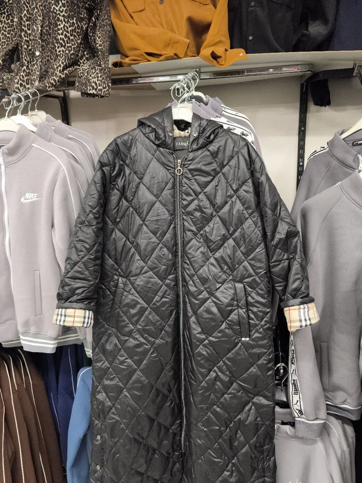 uzun Kadın Mont Fermuarlı - Görsel 2