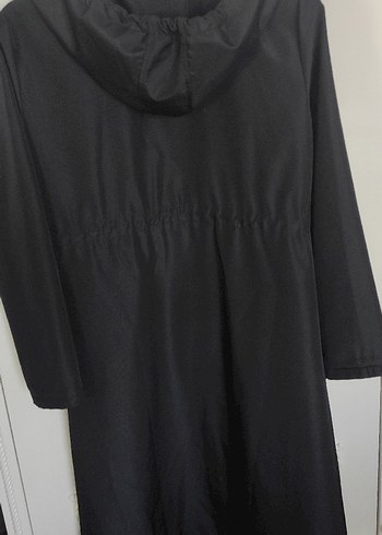 Siyah  Uzun  Trençkot - Görsel 2