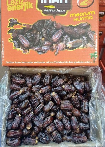 Yumuşak, iri ve enerjik hurmalar yeni mahsul kutu içinde 2 kilo - Görsel 2