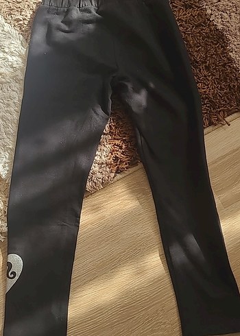 Siyah Barbie Görünümlü Çocuk Tayt - Görsel 3