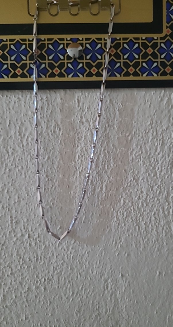 Minimalist Gri Erkek Kolye - Görsel 2